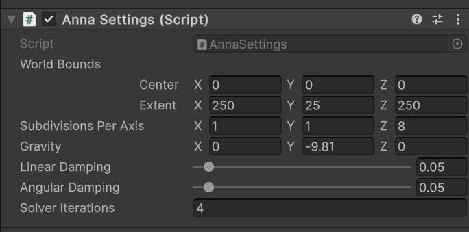 Anna Settings Script