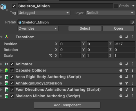 Skeleton Minion Setup